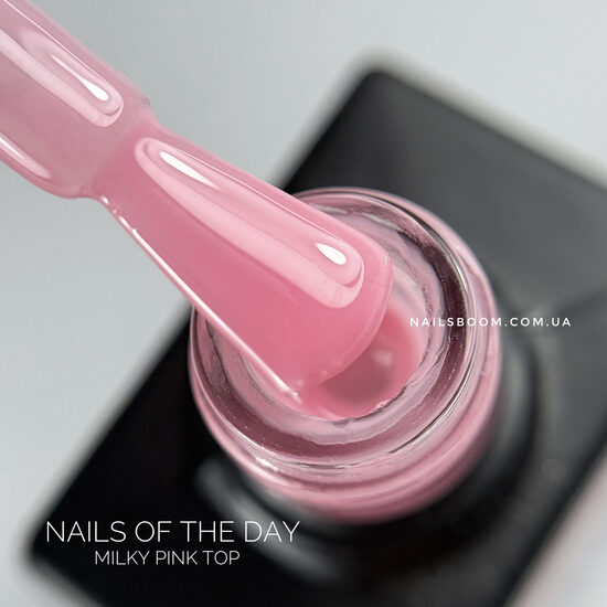 NAILSOFTHEDAY Milky pink top 